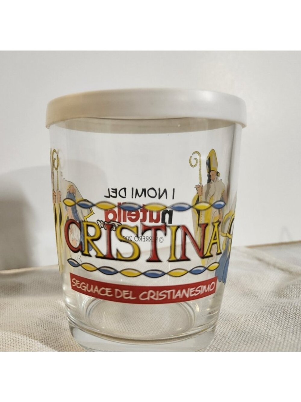 Nutella Jar Limited Ed. Italy I Nomi Del Nutella Team Name Cristina Ferrero 2003
